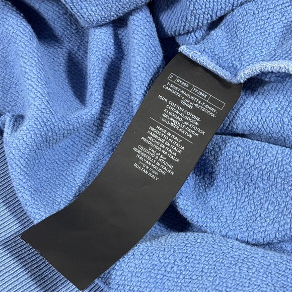 TOM FORD Men's Knit Sweatshirt Blue Size 52 Cotton - Picture 5 of 8